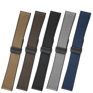 Correa Deportiva de Cuero Genuino <span class=keywords><strong>CM</strong></span> con Hebilla Magnética de 22 mm de Ancho para Reloj Ultra 49 mm 45 mm 41 mm Serie 7/6/5/<span class=keywords><strong>40</strong></span> mm - Product Image 2