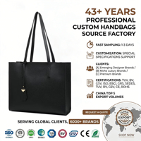 Sac fourre-tout de luxe personnalisé pour femme en cuir PU souple, grand format, imperméable, portable, avec fermeture éclair et logo – Design épuré
