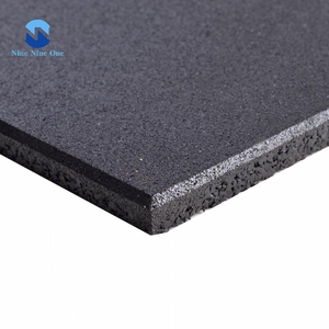 Piastrelle in Gomma 1m x 1m/50x50cm per Palestra Domestica Sport Fitness Pavimentazione Ignifuga per Palestra - Product Image 1