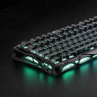 Teclado para Juegos GravaStar Mercury V75 HE 75% con Cable, Efecto Hall, Gateron Jade Pro, 8KHz Rapid Trigger, LKP, Semi-Aluminio, RGB