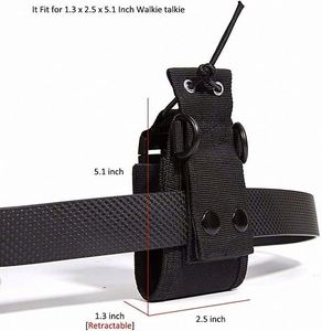 Sac tactique Molle BSCI pour talkies-walkies, sac de rangement léger pour interphone, étui universel pour radio - Product Image 2