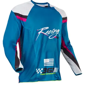Roupa de corrida para motor, camisas personalizadas com design de moda, equipamento de corrida