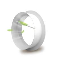 Amortisseur de Backdraft d'interface de conduit moderne avec connecteur de conduit de vanne d'air pour clapet anti-retour de conduit d'air frais HVAC