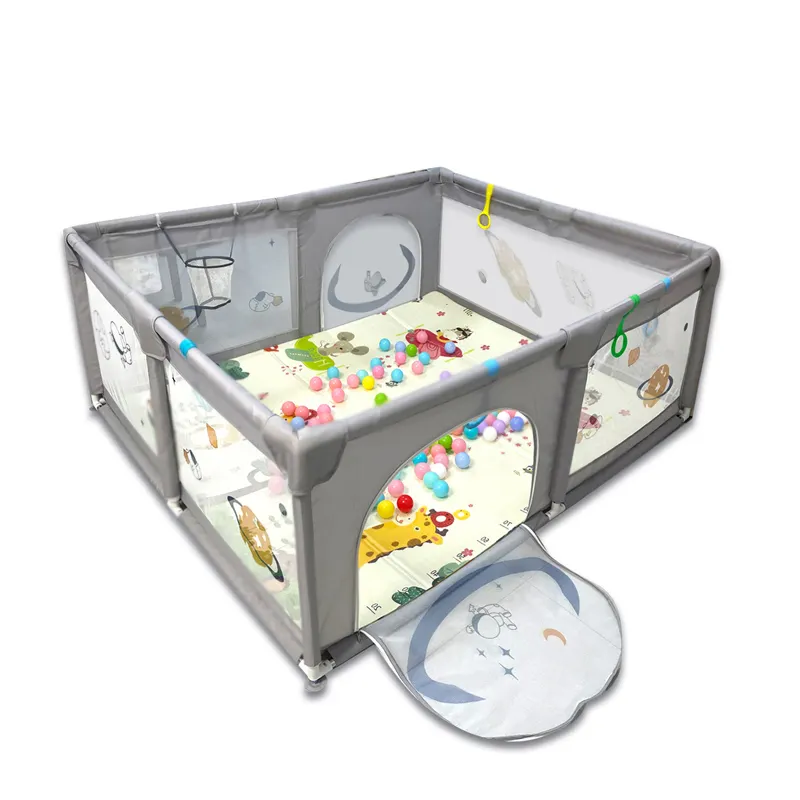 Fabriek Aanpassen Kind Veiligheid Baby Game Hek Indoor Box Spelen Tuin Soft Play Hek Voor Kinderen Baby Hek