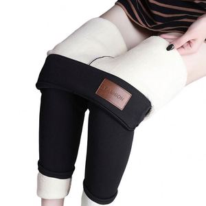 Winter Thick Velvet Soft Pants High Waist <strong>Thermal</strong> Warm Fleece <strong>Womens</strong> Leggings <strong>Women's</strong> Casual <strong>Trousers</strong> - Product Image 1
