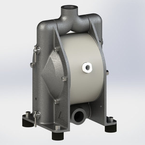 Pompe à diaphragme pneumatique Almatec, hauteur de refoulement 9 m, débit 4,5 L/min, stable aux produits chimiques, usage industriel - Product Image 1