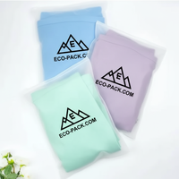 Sac d'emballage en plastique à fermeture éclair personnalisé, sac de rangement refermable réutilisable avec logo
