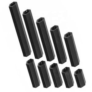 สเปเซอร์หกเหลี่ยมไนลอนสีดำแบบเกลียว M2 M2.5 M3 M4 ตัวผู้-ตัวเมีย - Product Image 2