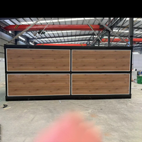 Facile à déplacer et à installer, conteneur de maison pliable et repliable de 20 pieds, maison pliable à domicile