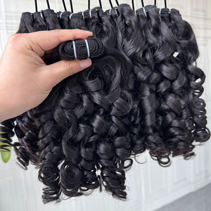 ผมมนุษย์แท้แบบดิบจากกัมพูชา แบบลอนเด้ง สีธรรมชาติ ปลายหนา ไม่หลุดร่วง - Product Image 5