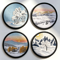 Écussons brodés personnalisés avec logo, thermocollants ou à coudre, emblèmes, appliques, badges en tissu, patchs brodés souvenirs