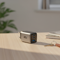 Adaptador de Corriente USB-C KYT 45W PD 3.1 con Protección OTP/OVP, Cargador de Pared Ecológico para Móviles