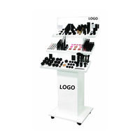 Crayon à sourcils blanc maquillage vitrine soins de la peau présentoir support de sol porte-brosse rouge à lèvres support de vente au détail
