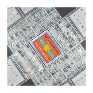 Popular Venta caliente cobertura completa 240 piezas caja de embalaje 12 diferentes tamaños excelente <span class=keywords><strong>precio</strong></span> uñas artificiales medio mate puntas de <span class=keywords><strong>Gel</strong></span> suave - Product Image 5