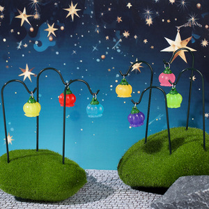Mini lanterne lumineuse dans le noir, vase à fleurs en résine, micro-paysage, accessoire décoratif pour bricolage, ornement pour bouteille écologique - Product Image 2
