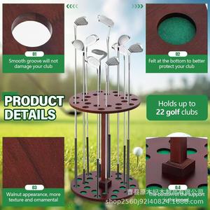 Soporte de Almacenamiento para Palos de Golf de Madera, Resistente, para Uso en Interiores - Product Image 5