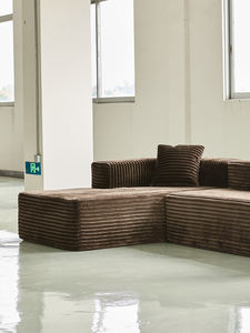 Sofá Cama Modular en Forma de L de Alta Calidad, Moderno, en Color Verde Combinado, para Sala de Estar de <span class=keywords><strong>Apartamento</strong></span>, Tapizado en Tela Chenille - Product Image 5