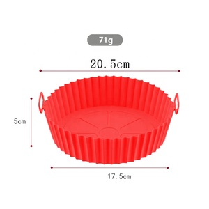 Molde de <span class=keywords><strong>Silicona</strong></span> para Freidora de Aire, Paquete de 2, Revestimiento de <span class=keywords><strong>Silicona</strong></span> para Freidora de Aire, Bandeja para Hornear, Cesta - Product Image 6