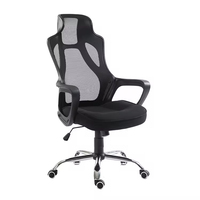 Chaise de bureau ergonomique pivotante en maille de haute qualité au design moderne pour le jeu sur PC et le travail à domicile