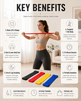 Banda de Resistencia de Látex X-Light para Fisioterapia y Culturismo, 5 lb, Mini Banda de Yoga en Bucle, Set de Correas para Rehabilitación de Hombros y Activación de Articulaciones