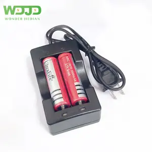 Chargeurs de batterie au lithium rechargeables Chargeur de batterie lithium-ion portable 18650 pour batterie 18650