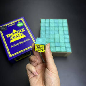 Craies de billard de qualité supérieure 144 pièces par boîte <span class=keywords><strong>craie</strong></span> triangulaire de queue de billard et de billard en vente - Product Image 1