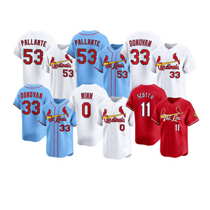 Venta al por mayor de camisetas de béisbol 2026 nuevas y económicas, con costuras de alta calidad, del equipo estadounidense St. Louis, personalizadas para todos los jugadores: 4 Molina, 28 Arenado - Product Image 2