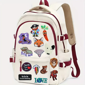 Écusson lion brodé au fer sur animaux personnalisé en gros bête sauvage appliques lion tigre patchs de broderie pour veste vêtements - Product Image 4