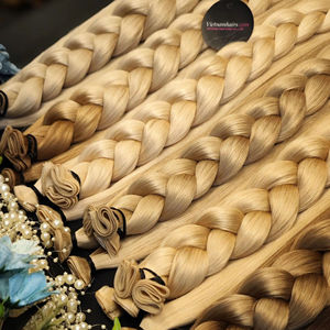 Extensions de cheveux vierges vietnamiens de qualité supérieure, tissage Genius, cuticules alignées, cheveux Remy, fourniture directe d'usine - Product Image 4