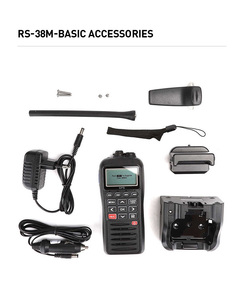 Radio marine VHF RS-38M récente, <span class=keywords><strong>GPS</strong></span>/DSC/<span class=keywords><strong>MOB</strong></span> intégrés, 5W, étanche IP67, 1500mAh, portée 5-8km, transceiver portable flottant CE - Product Image 6