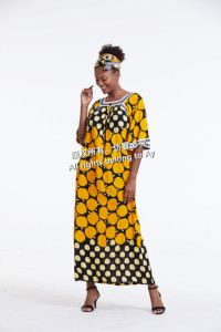 Abiti lunghi etnici africani stampa caftani vendita calda musulmani kaftani - Product Image 2