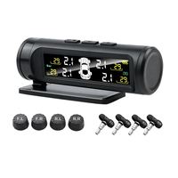 Capteur TPMS sans fil haute précision 315 MHz avec affichage LED solaire interne, universel, certifié CE, 12 V