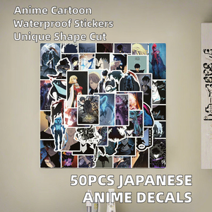 Autocollants en vinyle PVC de l'anime japonais so Lo Level pour la décoration de la maison - Product Image 3