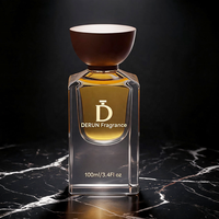 Flacon pulvérisateur de parfum en verre 30ml 50ml, couleur personnalisée, faible MOQ, avec couvercle foncé et boîte d'emballage de luxe en papier noir pour marque de parfum