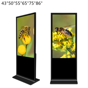 43 55 65 75 pulgadas Red inalámbrica Pantalla táctil Tótem Señalización digital Soporte de piso Pantalla de publicidad LCD Wifi Quiosco - Product Image 2