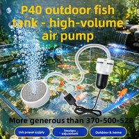 Pompe à air USB silencieuse haute performance pour aquarium, oxygénateur portable à débit réglable pour voiture et pêche en extérieur