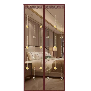 <span class=keywords><strong>Cortinas</strong></span> Magnéticas Bordadas para Puerta con Diseño Moderno, Resistentes a Insectos, Fáciles de Instalar, Convenientes para Abrir/Cerrar - Product Image 3