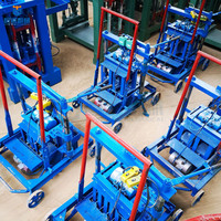 Machine à fabrication de petits blocs de ciment, combustion de mini briques d'argile,