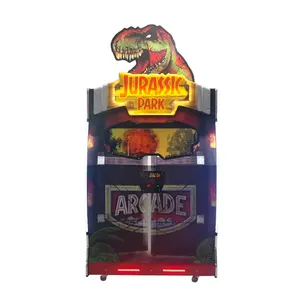 Juego de Arcade con diseño de dinosaurio, videojuego de Arcade con moneda de empuje