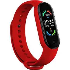 Mini pulsera M6 con múltiples modos deportivos integrados, para correr, caminar, nadar y contar calorías, resistente al agua