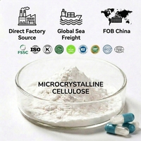 Poudre de cellulose microcristalline de qualité alimentaire certifiée casher/halal, excipient pour comprimés et gélules