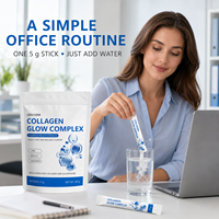 Poudre de Collagène L-Glutathion Sans Sucre en Sachet Individuel, Résistante à l'Humidité, pour un Teint Éclatant et un Mode de Vie Actif (OEM/ODM)