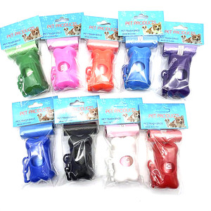 Produit de nettoyage <span class=keywords><strong>pour</strong></span> animaux de compagnie sac à <span class=keywords><strong>déchets</strong></span> biodégradable <span class=keywords><strong>pour</strong></span> chiens avec distributeur et clip <span class=keywords><strong>pour</strong></span> laisse - Product Image 1