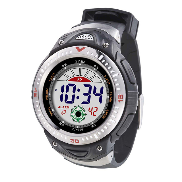 XINJIA Men Watch New Arrival With Alloy Bezel Waterproof Watch Alarm Hourly Chime Stainless Steel Case Back