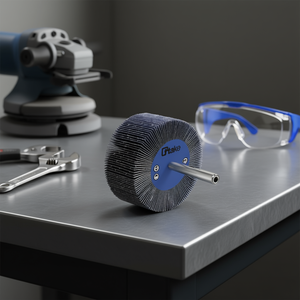 TTAKE Cylindrical Abrasive Cloth Flap <b>Wheel</b> 30x20mm 60 Grit 6mm Shaft for Metal <b>Grinding</b> - Product Image 3