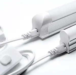 Cable de extensión de alimentación de tubo LED T5 T8 de 6 pies con interruptor de encendido/apagado