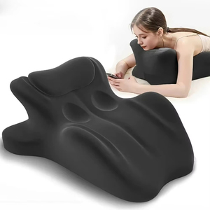 Almohada de espuma viscoelástica multifuncional para dormir boca abajo, soporte para elevación de venas, forma tejida, venta al por mayor - Product Image 1