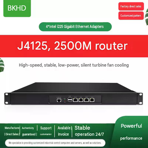 BKHD J5005 J5025ES 6 LAN 2.5G Appareil réseau Intel I226V DDR4 Mini PC en rack - Product Image 2