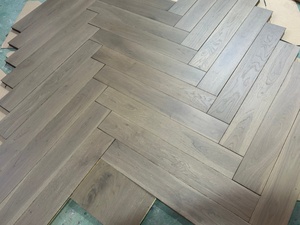 Pisos de <span class=keywords><strong>Madera</strong></span> Maciza de Estilo <span class=keywords><strong>Antiguo</strong></span>, Pisos de <span class=keywords><strong>Madera</strong></span> de 18 mm, Parqué de <span class=keywords><strong>Madera</strong></span> de Roble en Espiga para Cocina y Gimnasio - Product Image 3