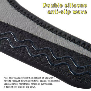 Genouillère de compression Aofit Factory, nouvelle, respirante, protectrice, douce, pour la gym, le volley-ball, la danse, avec rembourrage en mousse. - Product Image 3